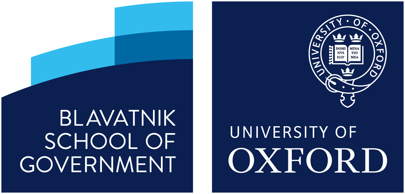 Blavatnik School of Government logo in blue