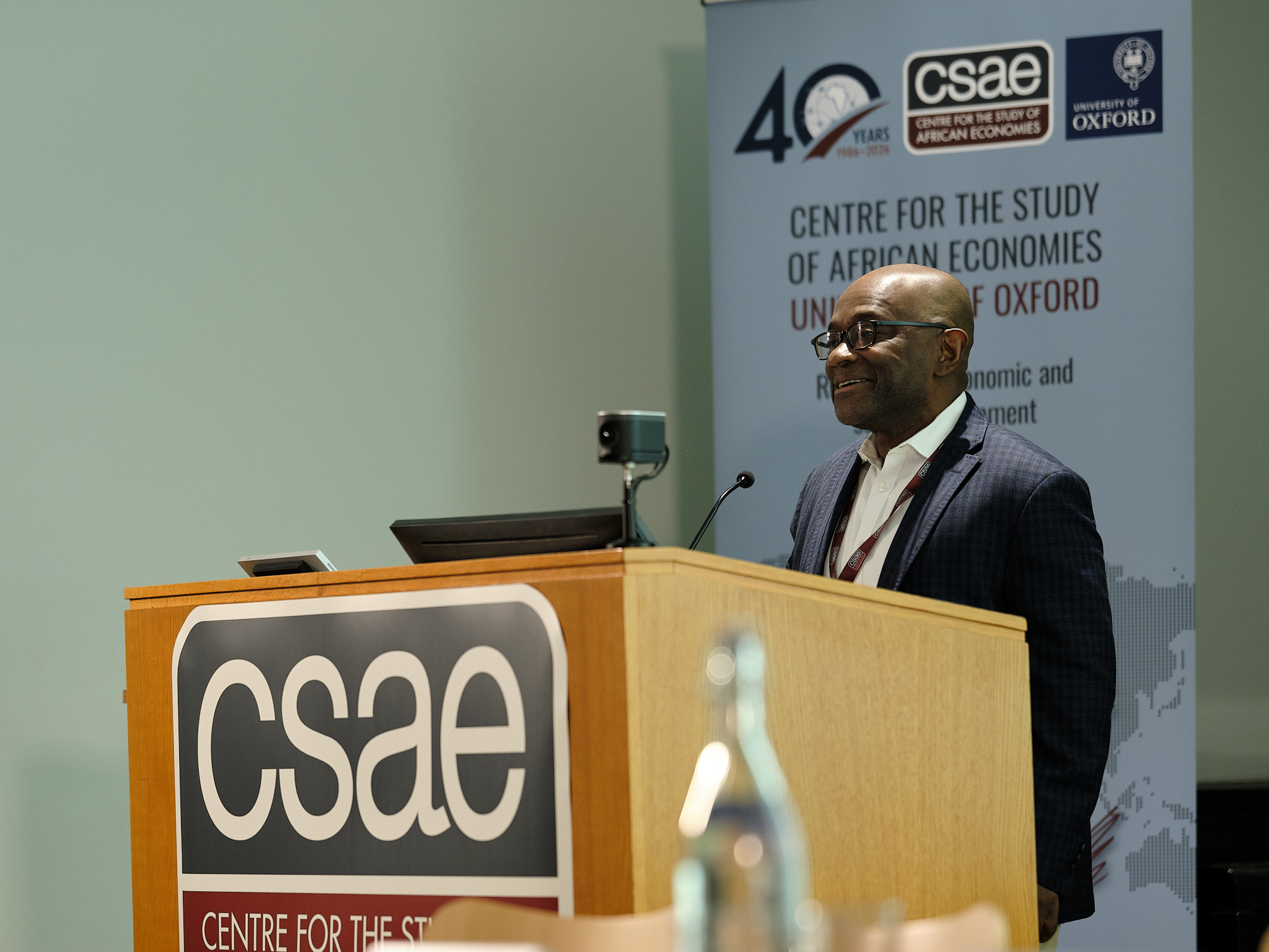 Yaw Nyarko presents at the CSAE Conference 2026