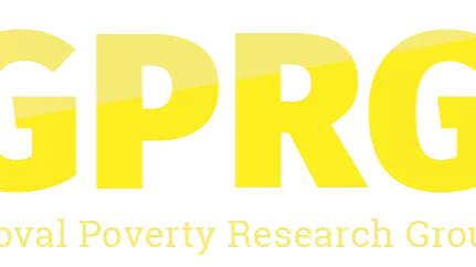 Global Poverty Research Group logo in yellow