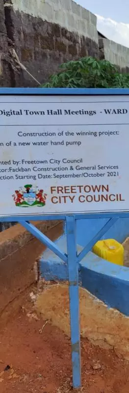 Kenema City Council Digital Town Halls Post in Sierra Leone