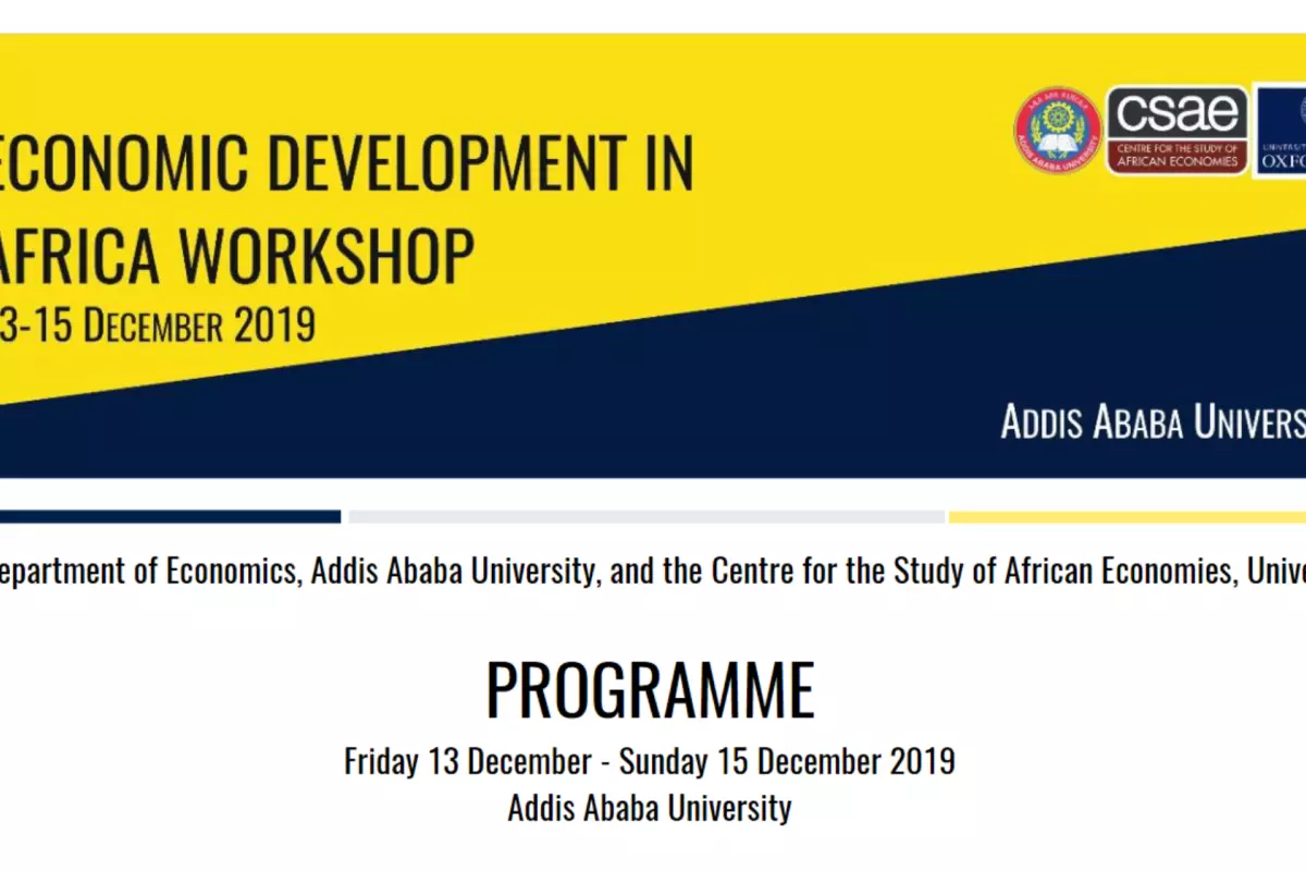 Economic Workshop Programme Image