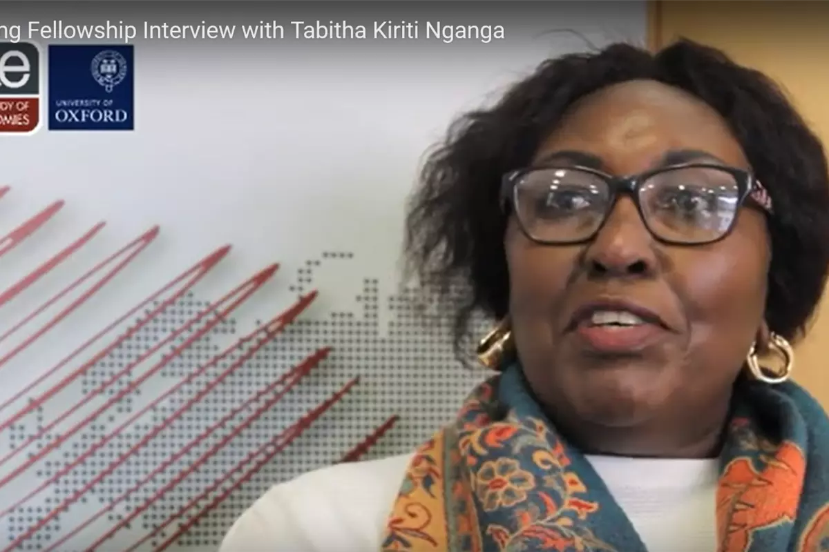 Photo of Tabitha Kiriti Nganga during her interview