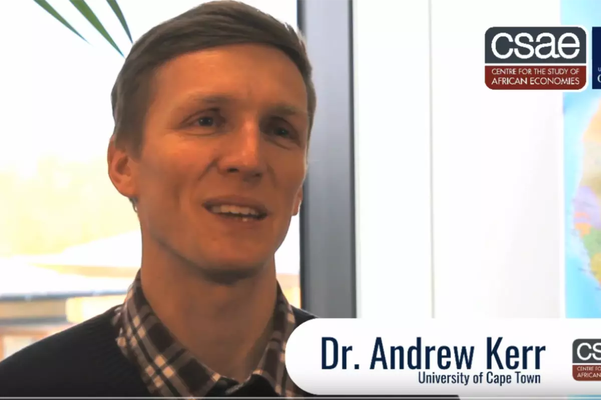 Visiting fellow video screenshot - Andrew Kerr